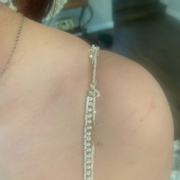 Martina Liana Lace Wedding Dress in Cream - Picture 9 of 10